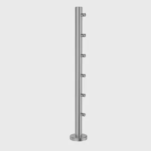 Glass Guardrail Support Post for Commercial Interiors thumbnail-3