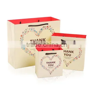 China Wholesale Handbags Shoes Clothing Packaging Paper Bags With Handles thumbnail-3