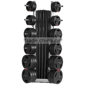 Professional Aerobic Barbell Set and Weight Plate Stand thumbnail-4