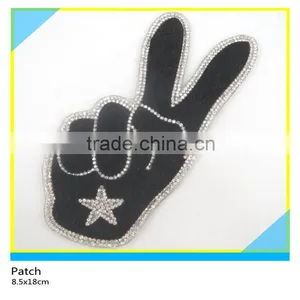 Hotfix Crystal Decals Sun Flower Design Rhinestone Patch 15.5x15.5cm thumbnail-6