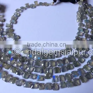 Wholesale Good Quality Labradorite Faceted Tie Beads thumbnail-1