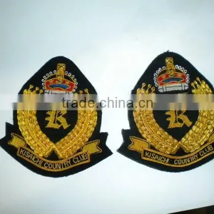 Emabroidred Blazer Bullion Hand Cap Fashion Club School Airline Badges thumbnail-1