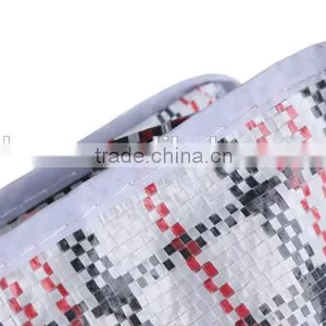 Classical pp Woven Fodable Shopping Bag With Zipper thumbnail-4