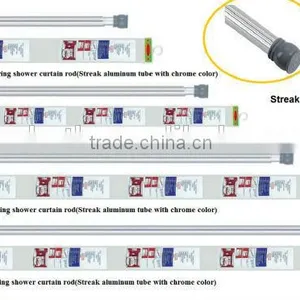 Shower Curtain Pole Stainless Steel Shower Rod SS304 Shower Curtain (8041-8046) thumbnail-1