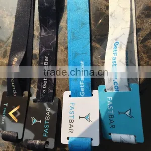 MDW87 Colorful Logo Printed 125khz T5577 Rfid Nylon Wristband thumbnail-4