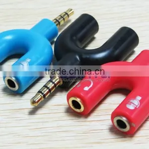 Y Splitter Adapter Cable Male 3.5mm to 2 Female 3.5mm Socket Earphone Extension Cable thumbnail-5