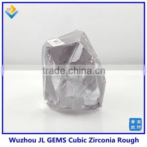 Synthetic White Rough CZ / Cubic Zirconium Of Make In China thumbnail-2