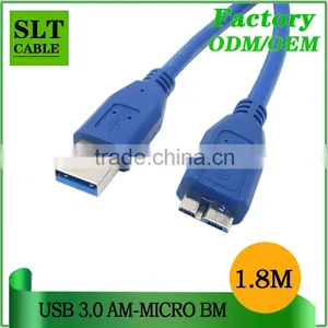 SLT 6FT 1.8m High Speed USB 3.0 Cable A Male to Micro B Male thumbnail-1