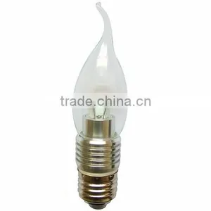 Wholesale High Quality Dimmable 3w Indoor Tail Candle Led Bulb Light B15 B22 E12 E14 E17 E27 thumbnail-2
