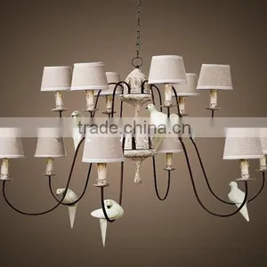 High Quality Funny Indoor Lighting With Wooden Pendant Lights RT7001-D6+8 thumbnail-1
