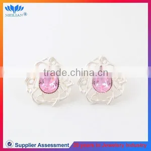 High Quality Waterdrop Shaped Caystal Stud Earrings for Women Earring Stud thumbnail-4