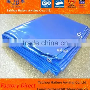 Various Colors Waterproof PVC Tarpaulin With Metal Eyelets thumbnail-1