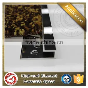 Elegant Shape Carpet Cover Strips Laminate Square Edge Trim Carpet Edge Trim thumbnail-1