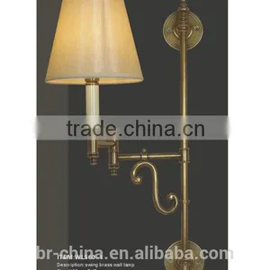 Swing Brass Wall Lamp WL560-1 thumbnail-1