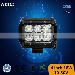 Shenzhen Supplier Best 12V/24V 18W Waterproof LED Light Bar Car Accessories Off Road thumbnail-1