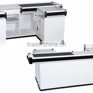 2015 Supermarket Checkout Counter With Conveyor Belt thumbnail-1