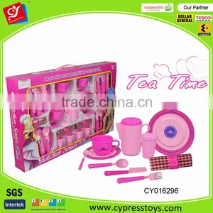 2016New Plastic Tea Set Toy With Fancy Music and Light for Girl thumbnail-1