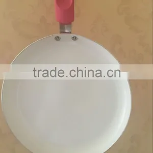 Red Color Nonstick Aluminum Indian Style Tawa Frying Pan Pressed Crepe Pan thumbnail-1