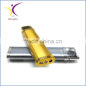 Portable Designer Cigarette Gold Lighter thumbnail-1