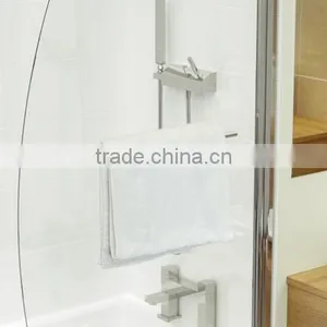 Sail Bath Screen,5mm Toughened Glass Freestand Bath Screen thumbnail-6