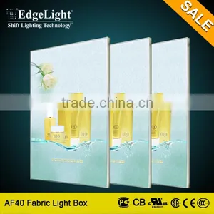 Edgelight Super Bright UL Listed Smd Led RGB and White Color Light Led Light Box for Advertising and Display thumbnail-1