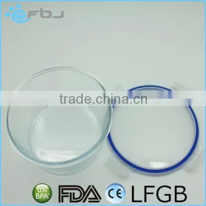 Round Clear Borosilicate Large Glass Container thumbnail-2