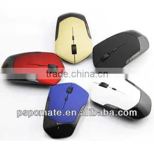 Gold Surface 2.4G Wireless Mouse for Macbook Windows xp Vista 7 Laptop PC Travel thumbnail-1