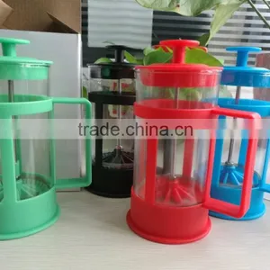 PP Frame Borosilicate Glass French Press Plunger/Coffee Maker thumbnail-1