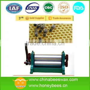 Factory Supply for Bee Comb Beeswax Foundation Manual Coining Mill Machine thumbnail-5