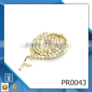 Lords Prayer and Cross Stainless Steel Necklace Natural Stone Stretch Bracelets Yellow Prayer Beads Supplier's Choice thumbnail-1