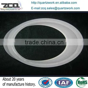 Clear Or Opaque Diverse Of Quartz Glass Ring Fused Silica Hoop thumbnail-2