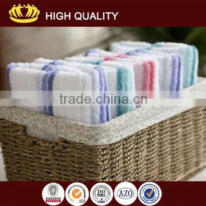32s/2 Combed Cotton Dyed Yarn Color Ribs Hand Towel thumbnail-1