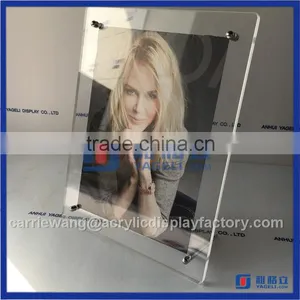 China Factory Hot Sale 8x10 Clear Acrylic Frames / Acrylic Maganetic Photo Frame thumbnail-1