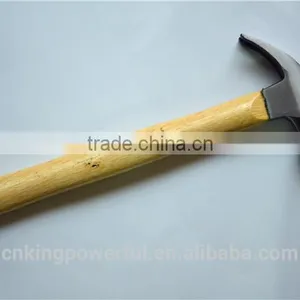 High Quality Claw Hammer (rubber &wooden Handle) Hand Tools Garden Hammer thumbnail-3