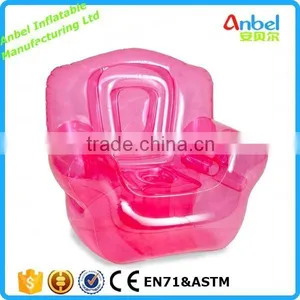 Popular Transparent Inflatable Corner Chair Air Sofa Inflatable Couch for Sale thumbnail-1