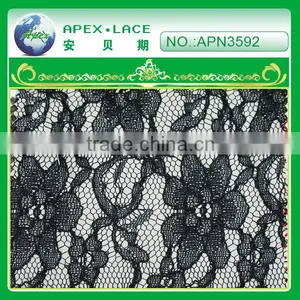 Flower Inspired Fashion 100% Nylon LACE For Garment-APN3592 thumbnail-1