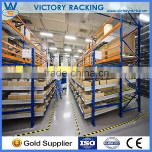 Flow Through Racks for Cartons in Nanjing,raw Material Storage Flow Rack thumbnail-5