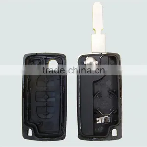 Lowest Price Replacement Citroen Remote Car Key For 3B 406 Flip Car Fob Shell Blank Citroen C2 C3 C4 C5 C6 Remote Key thumbnail-2