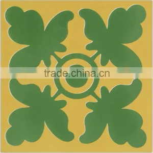 200*200mm Green Color Mexican Ceramic Decorative Floor Tile thumbnail-6
