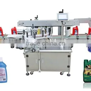Automatic Double Sized Labeling Machine, Flat Bottle Labeler, 1000ml Bottle Labeling Machine thumbnail-1