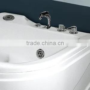 Q311 Best Hot Sale Corner Cheap Modern Double Hydromassage Hot Tub thumbnail-3