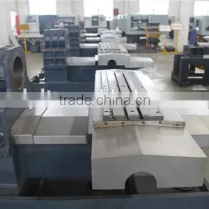 H36 Gang Type Tool Post, Collet Chuck , Flat Bed Linear Guide CNC Lathe Machine thumbnail-2