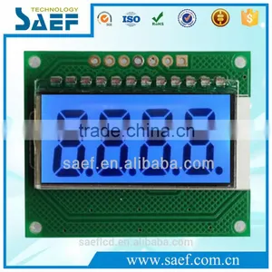 TN Positive Monochrome 7 Segment LCD Display Module thumbnail-1