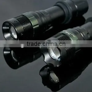 Power Style Cree LED Flashlight Waterproof Torch With Metal Hook LED Professional Lighting thumbnail-4