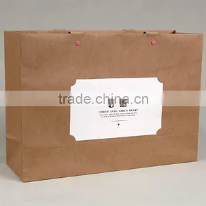 China Wholesale Fine Shopping Hand Bags for Girl's Wool Garments Factory Price Paper Bag in Hangzhou thumbnail-4