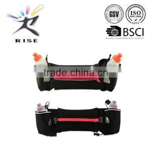 China Manufacturer Neoprene Belts Machine Drive Belts Elastic Hydration Neoprene Running Belt With 2 Bottles thumbnail-1
