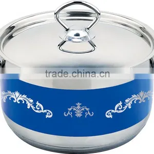Stainless Steel Cookware Induction Compatible With Spiral Bottom thumbnail-1