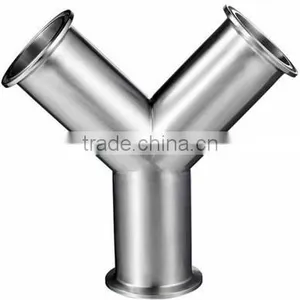 Sanitary Y Typed Welded/clamped Tee thumbnail-1