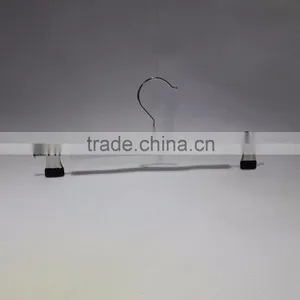White Print Logo Hangers for Clothes Fashion Wood Hangers White Custom Printed LOGO Plywood / Laminated Wooden Clothes Hanger thumbnail-4