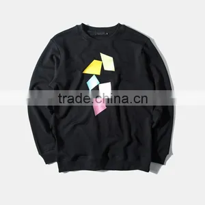 Soild Color Plain Sweatshirts Without Hood Made in China thumbnail-1